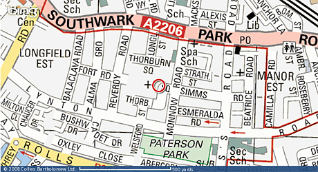 St Anne's Map